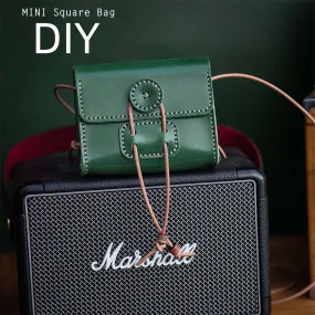 Full Grain Leather Mini Square Bag DIY Kit
