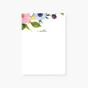 Garden Floral Chubby Notepad