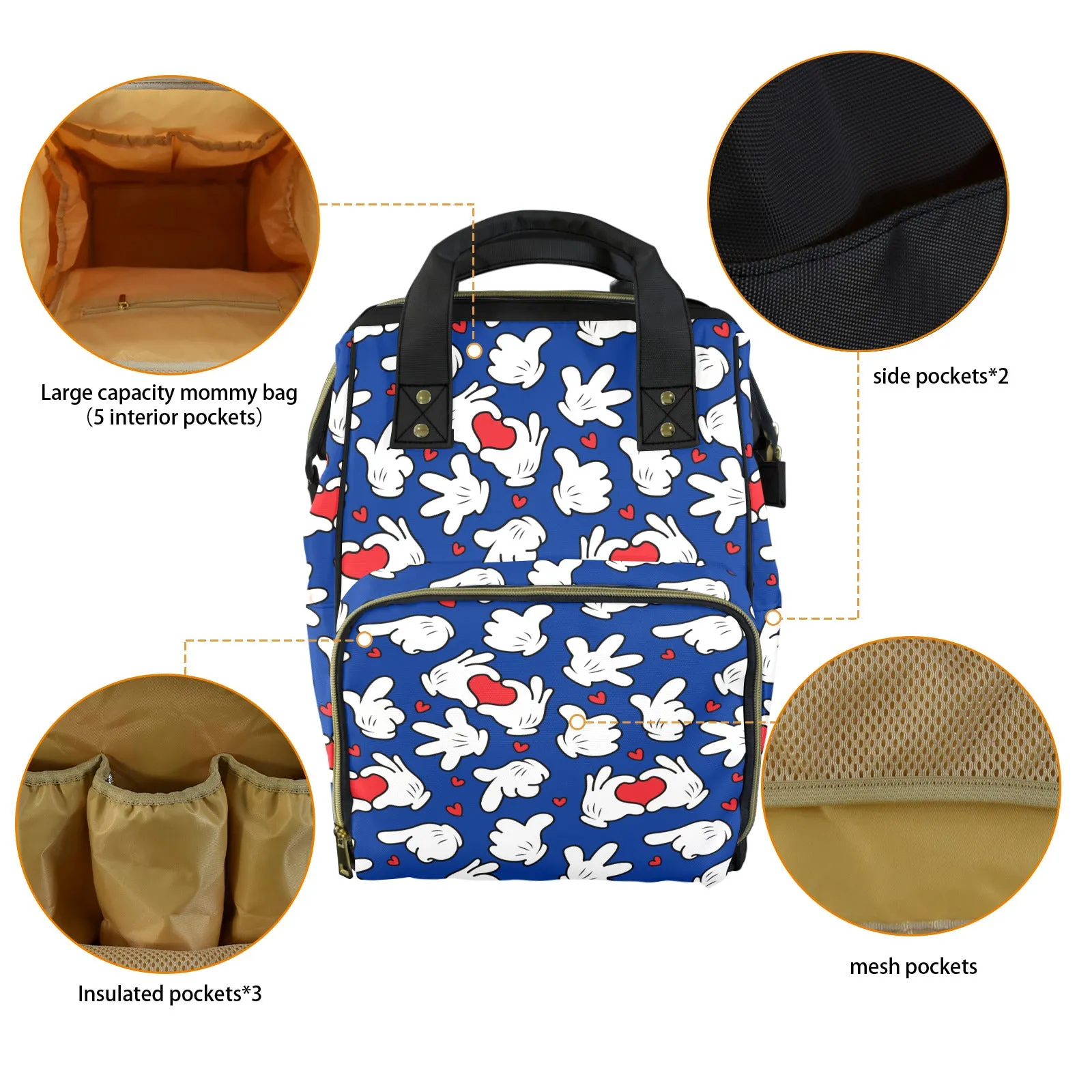 Happy Hands Multi-Function Diaper Bag