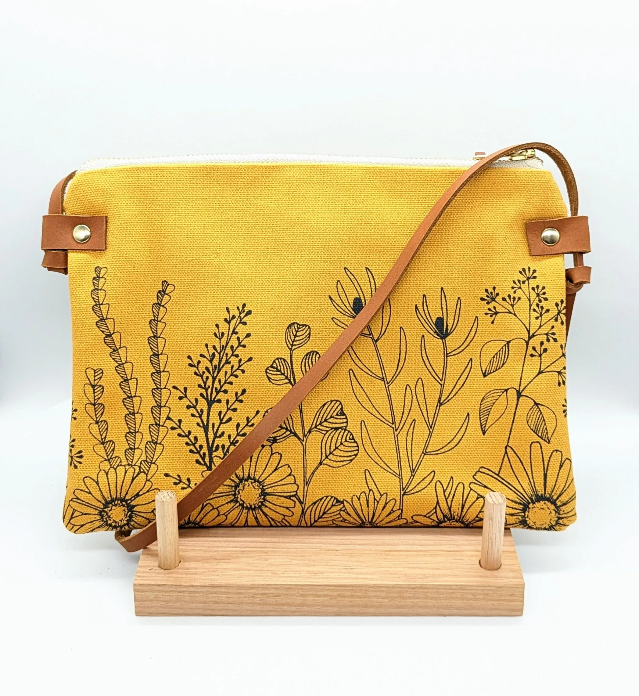 Hemp/Cotton Shoulder Bag - Small