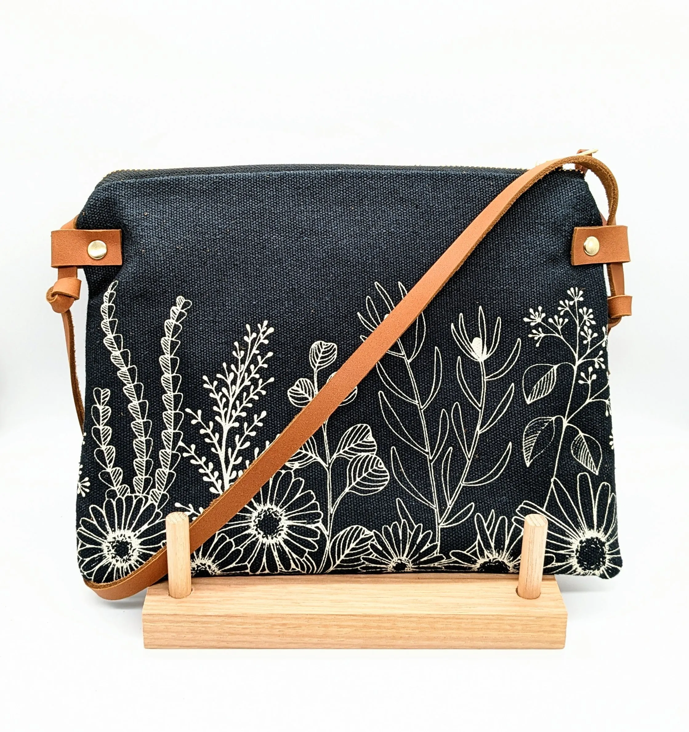 Hemp/Cotton Shoulder Bag - Small