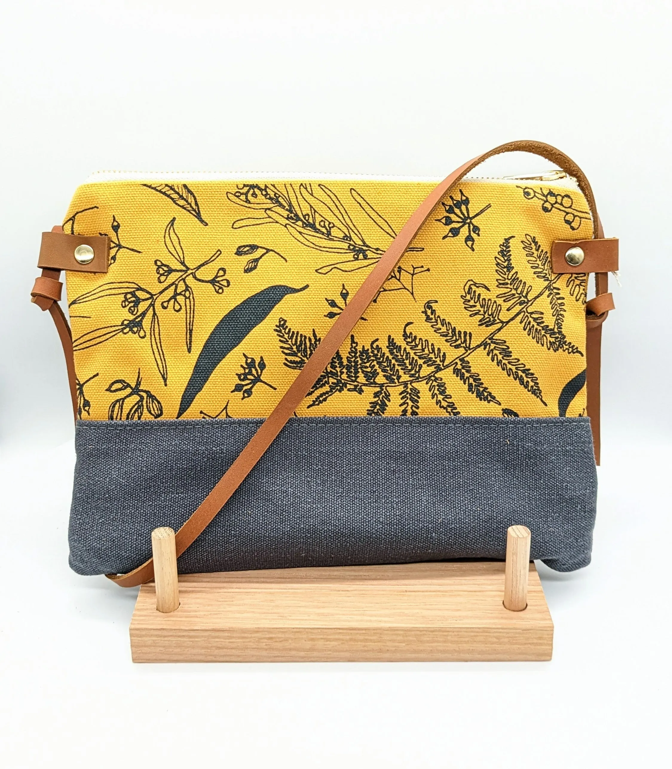 Hemp/Cotton Shoulder Bag - Small