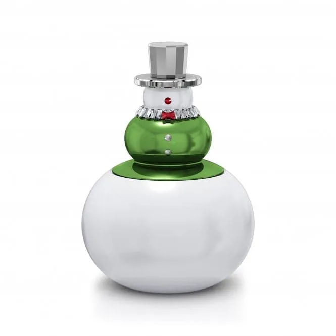 Holiday Cheers Candy Bowl Snowman Crystal Sculpture 5610000