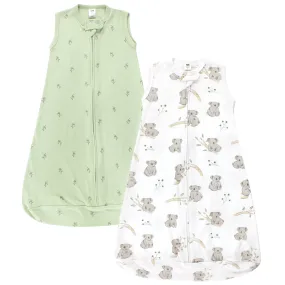 Hudson Baby Cotton Long-Sleeve Wearable Sleeping Bag, Sack, Blanket, Cuddly Koala Sleeveless