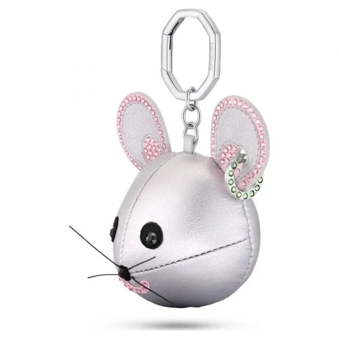 Icons Stainless Steel Multicoloured Mouse Keyring 5650129