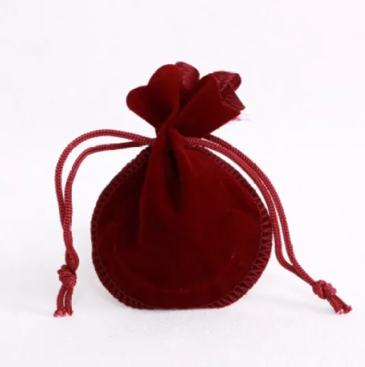 Jewelry Pouch - Velvet Drawstring Pouch - Drawstring Bag - Jewelry Bag With Logo - Jewellery Flannel Pouch Packaging Bulk - Gift Bag