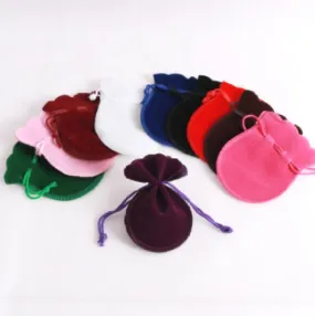 Jewelry Pouch - Velvet Drawstring Pouch - Drawstring Bag - Jewelry Bag With Logo - Jewellery Flannel Pouch Packaging Bulk - Gift Bag
