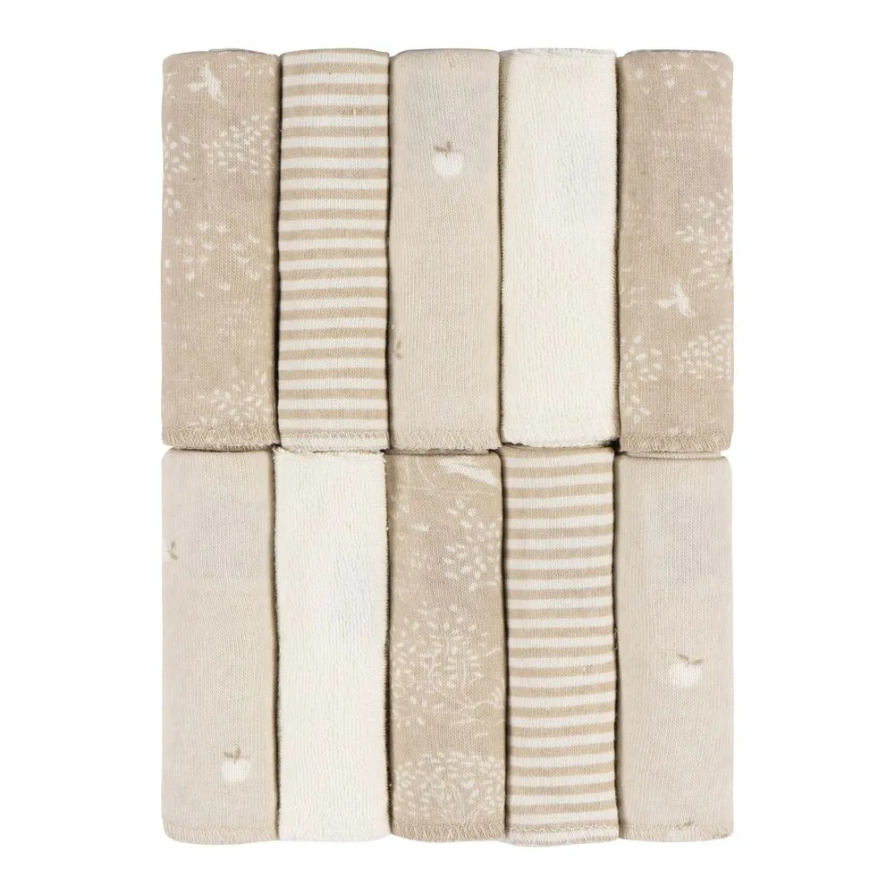 Just Born 10-Pack Washcloths Set