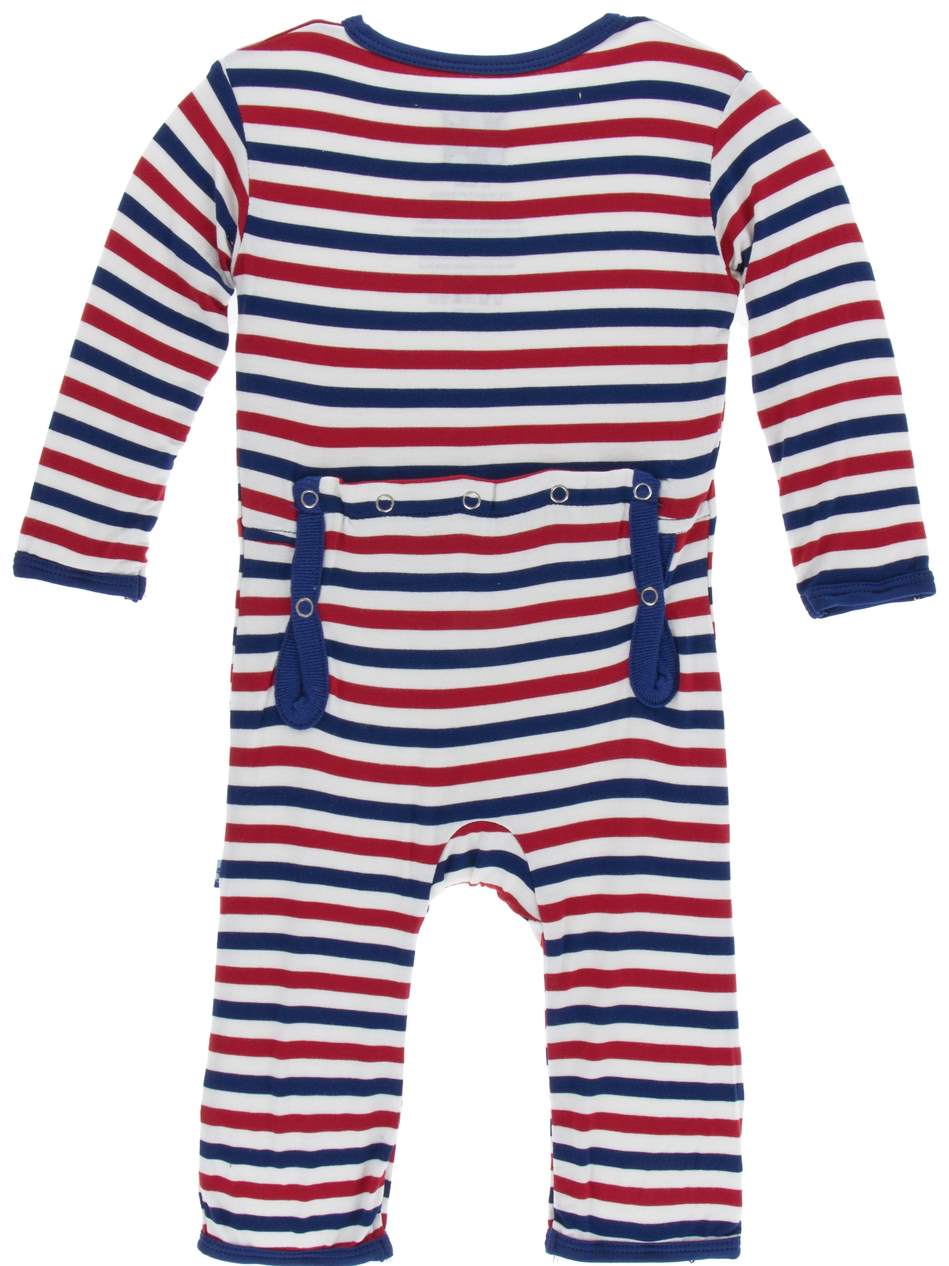KicKee Pants USA Stripe Coverall with Zipper