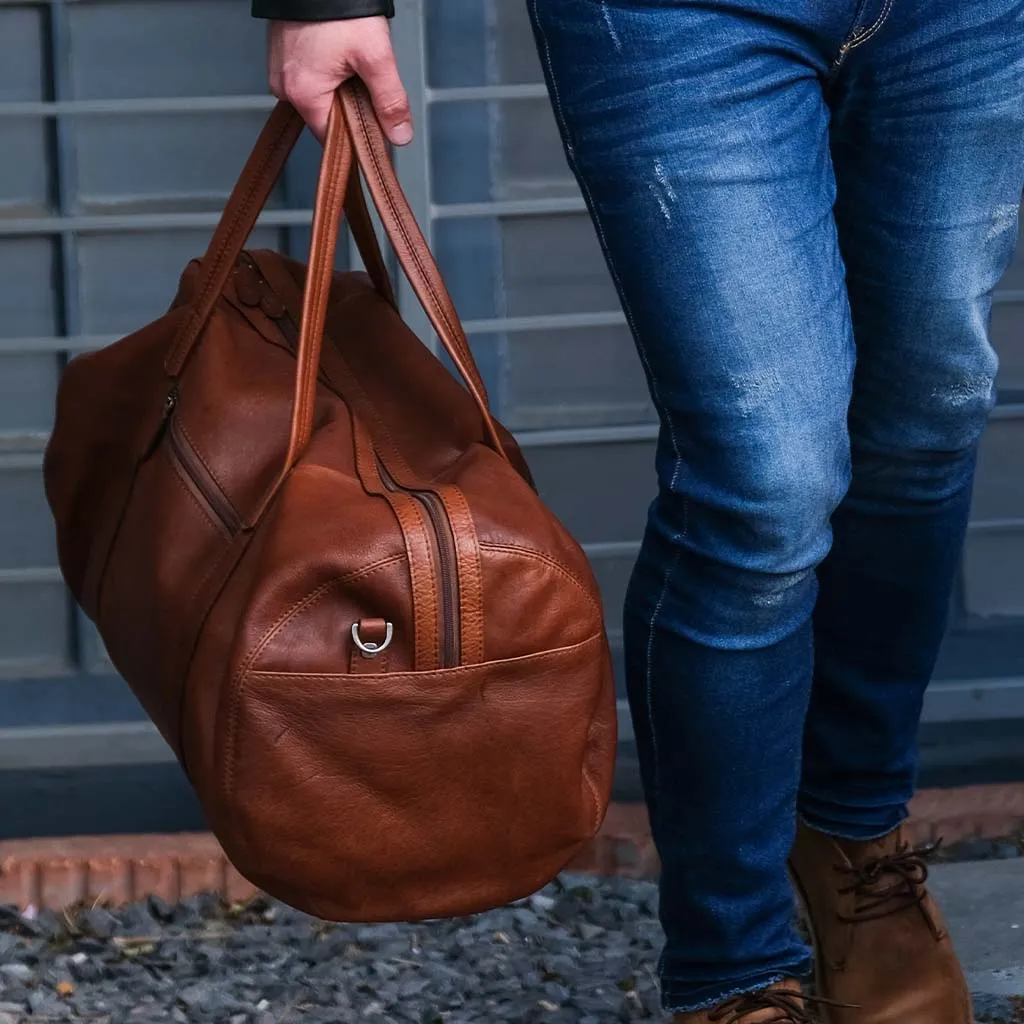Military Style Duffel, Copper Brown