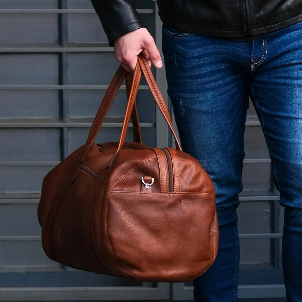 Military Style Duffel, Copper Brown