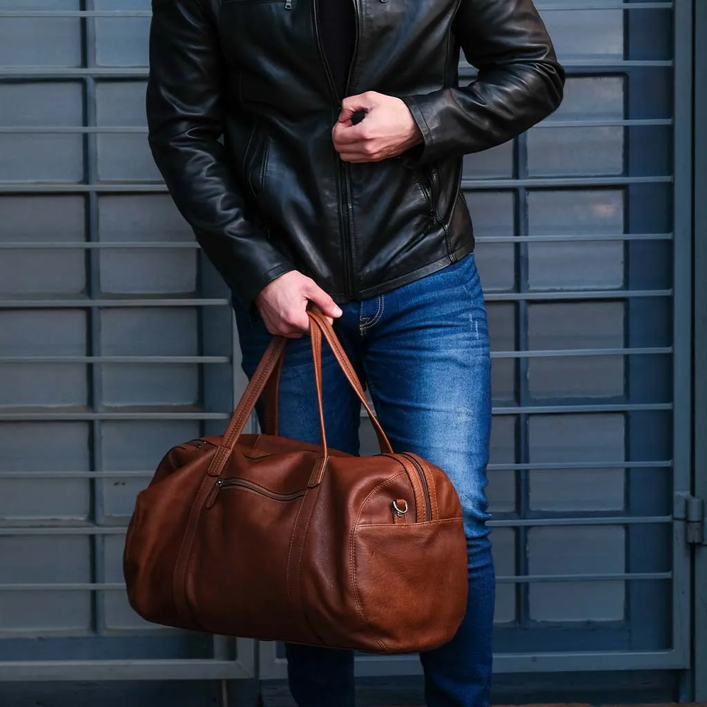 Military Style Duffel, Copper Brown