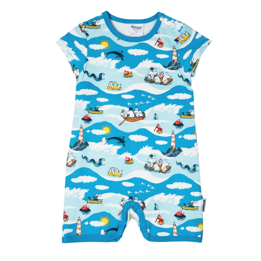 Moomin Waves Playsuit Blue - Martinex