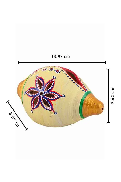 Multicolored Terracotta Tea Light Candle Holder