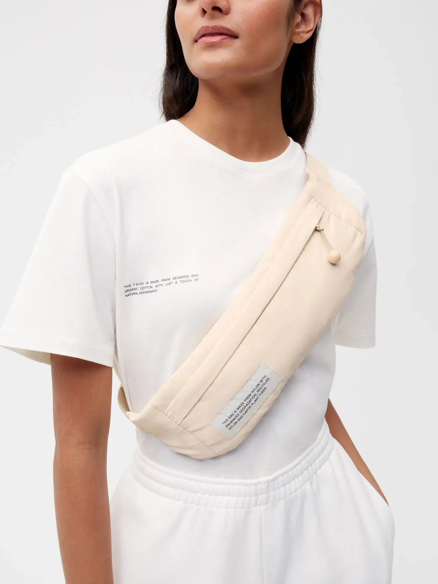 Nylon Belt Bag—sand