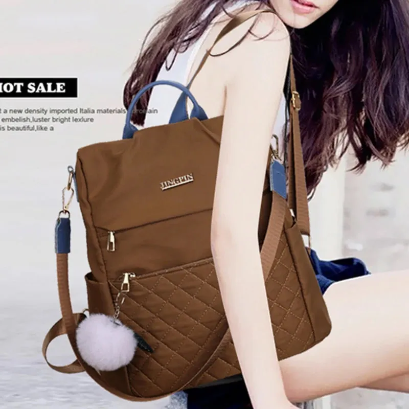Ollie Fur Decoration Backpack