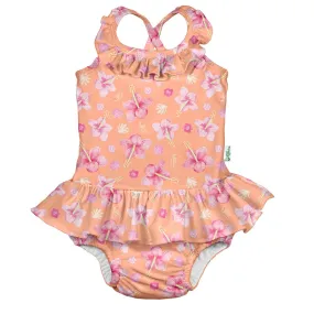 One Piece Swimsuit with built in swim diaper
