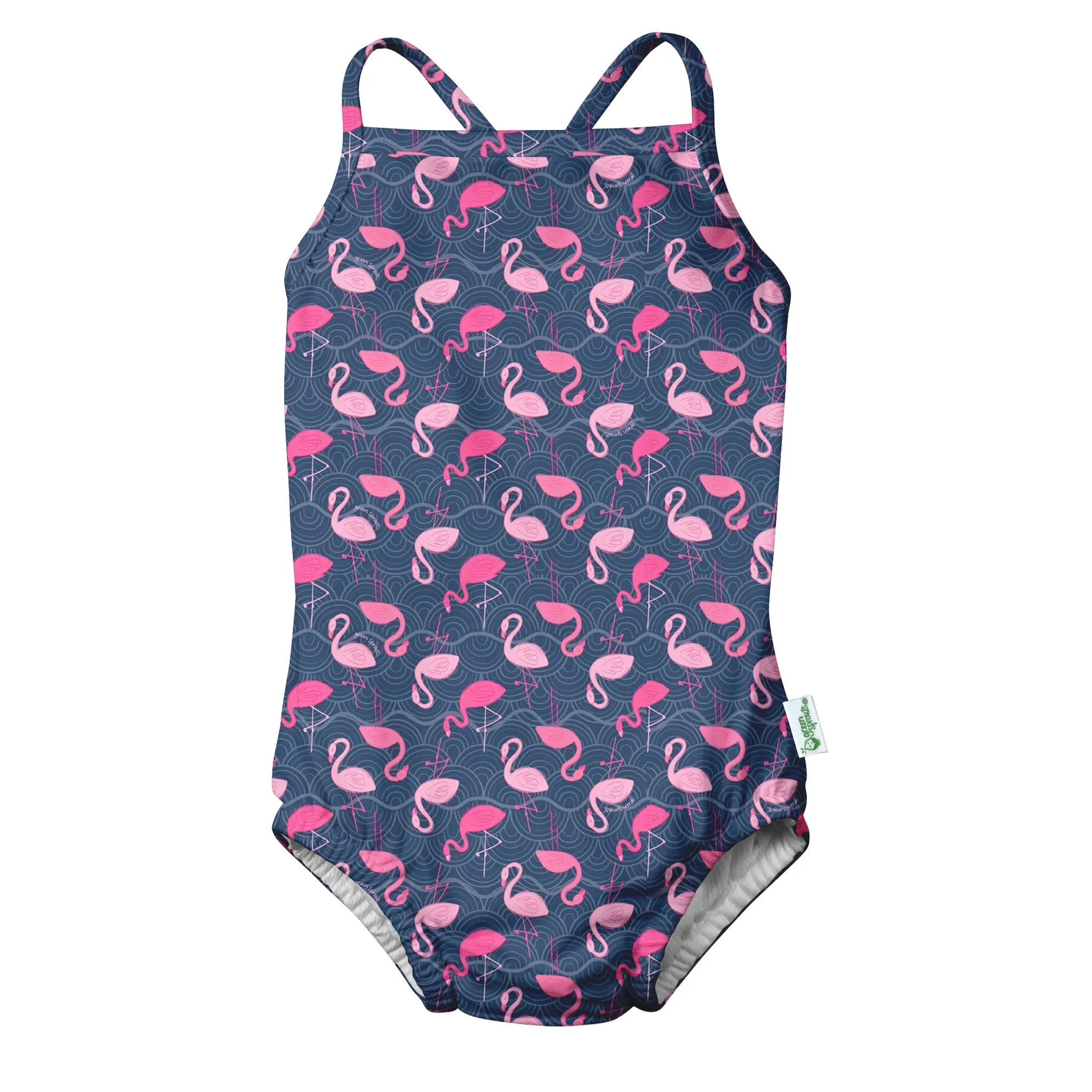 One Piece Swimsuit with built in swim diaper