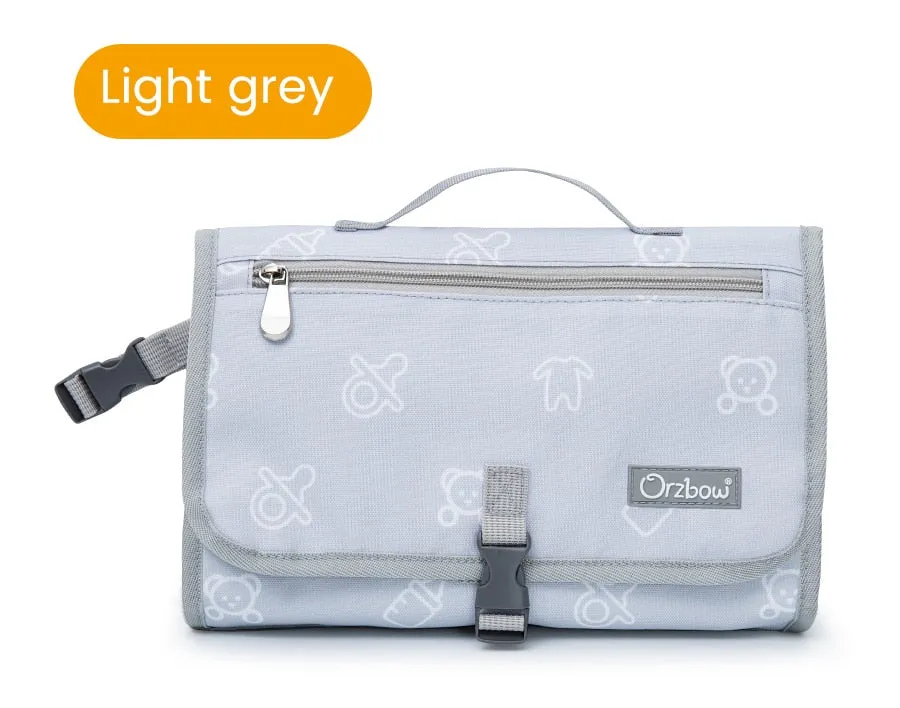 Outdoor Baby Changing Mat Portable Infant Diaper Changing Pad Newborn Multifunction Changing Cover Waterproof Diaper Storage Bag
