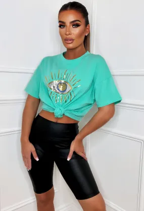 Pearly Days Black Sculpt High Waist Cycling Shorts