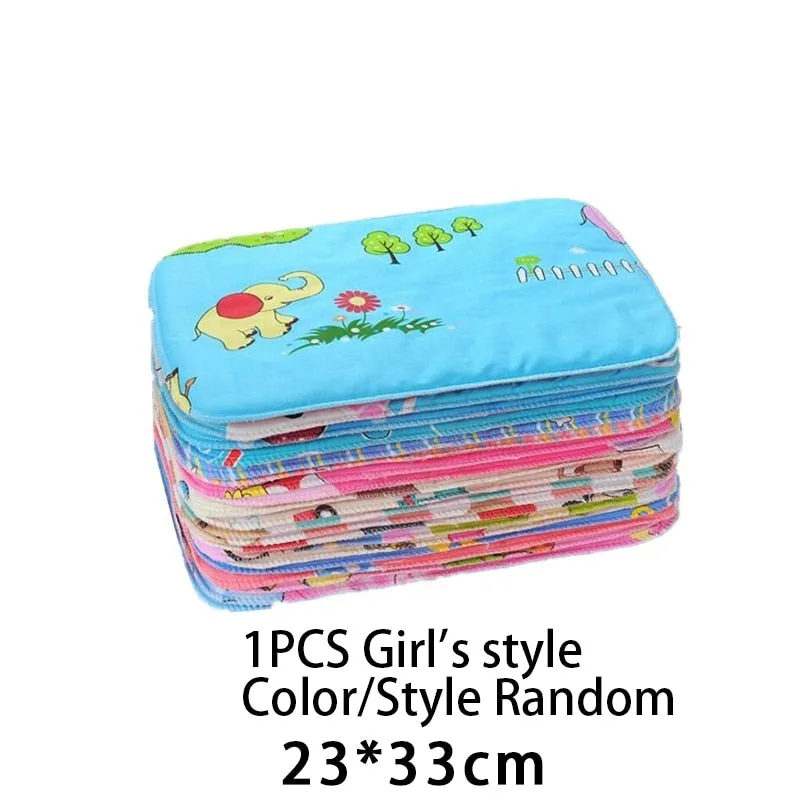 Reusable Baby Changing Mats Cover Baby Diaper Mattress Diaper for Newborn Cotton Waterproof Changing Pats Floor Play Mat