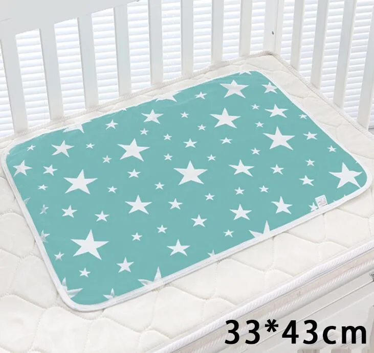 Reusable Baby Changing Mats Cover Baby Diaper Mattress Diaper for Newborn Cotton Waterproof Changing Pats Floor Play Mat