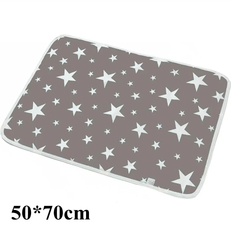 Reusable Baby Changing Mats Cover Baby Diaper Mattress Diaper for Newborn Cotton Waterproof Changing Pats Floor Play Mat