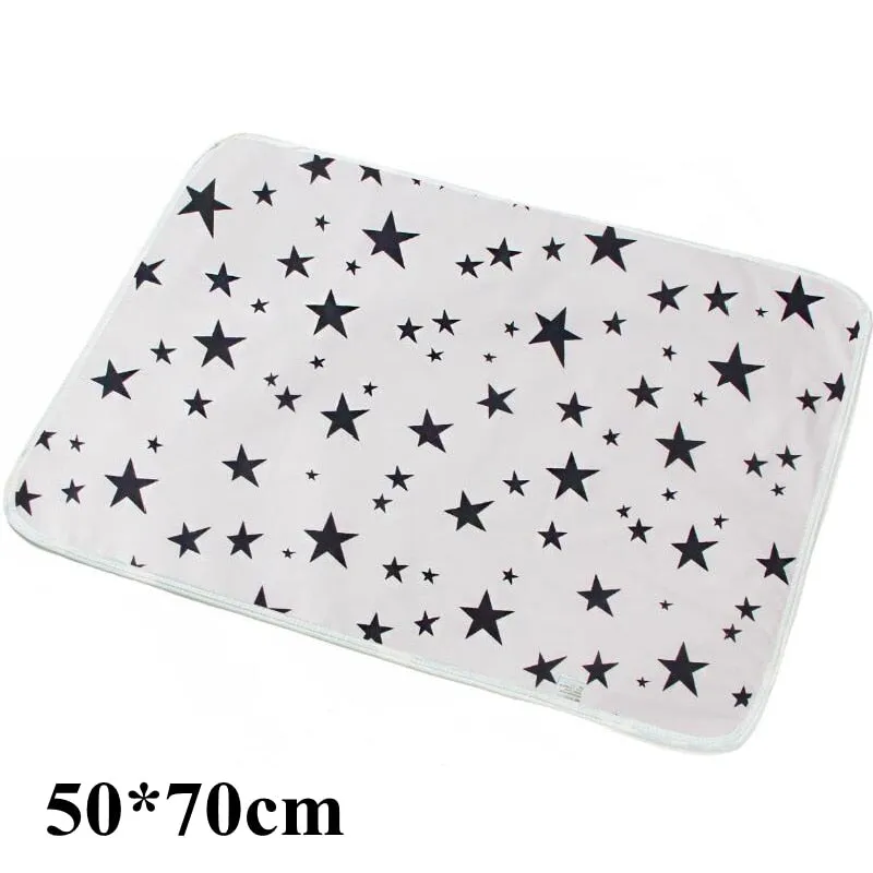 Reusable Baby Changing Mats Cover Baby Diaper Mattress Diaper for Newborn Cotton Waterproof Changing Pats Floor Play Mat