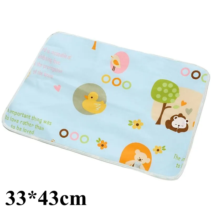 Reusable Baby Changing Mats Cover Baby Diaper Mattress Diaper for Newborn Cotton Waterproof Changing Pats Floor Play Mat