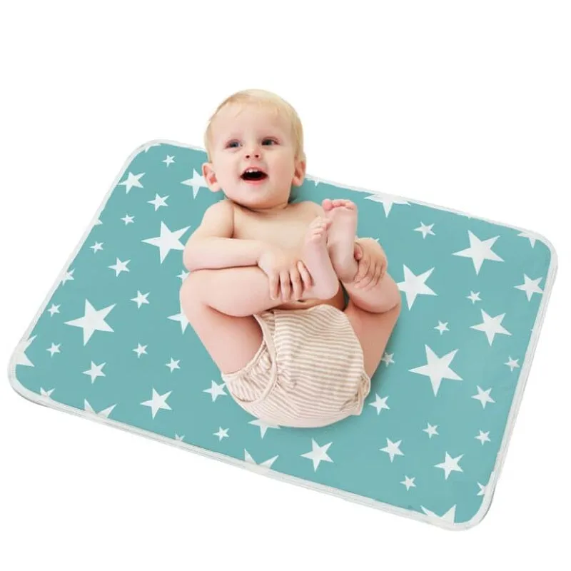 Reusable Baby Changing Mats Cover Baby Diaper Mattress Diaper for Newborn Cotton Waterproof Changing Pats Floor Play Mat