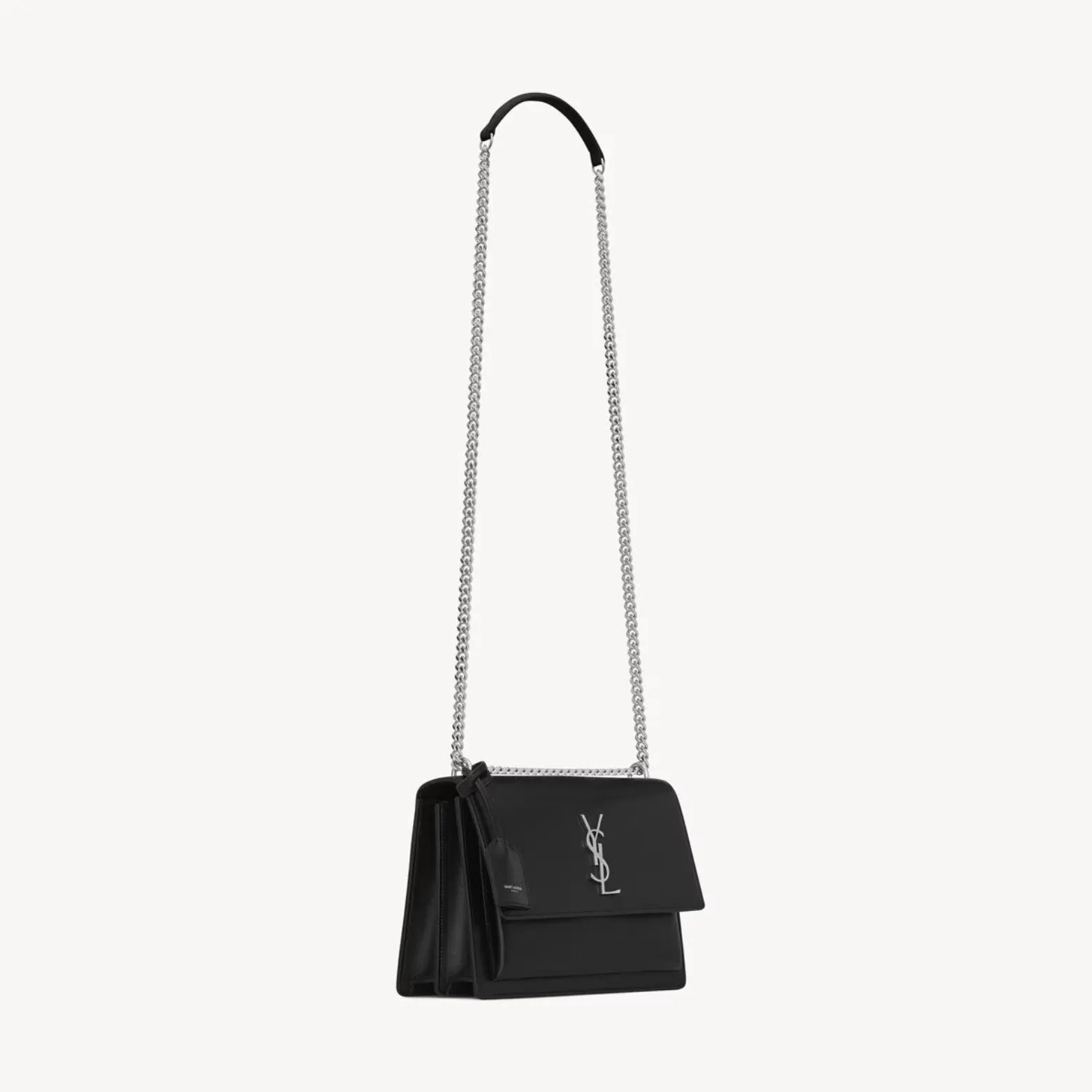 SAINT LAURENT Sunset medium chain bag in smooth leather