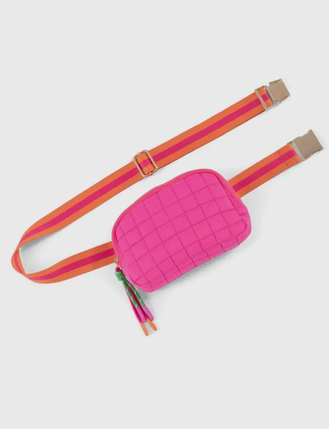Shiraleah Quilted Nylon Belt Bag