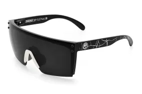Shreddy X Heatwave Lazer Face White Crack/Black Lens (White Nose)