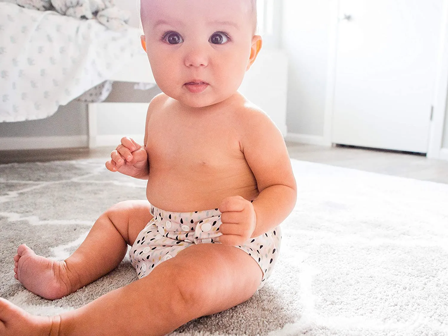 Simple Being Whimsical Print Unisex Reusable Baby Cloth Diapers