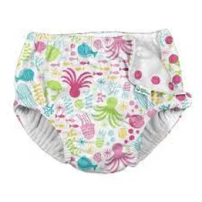 Snap Diaper-White Sea Pals