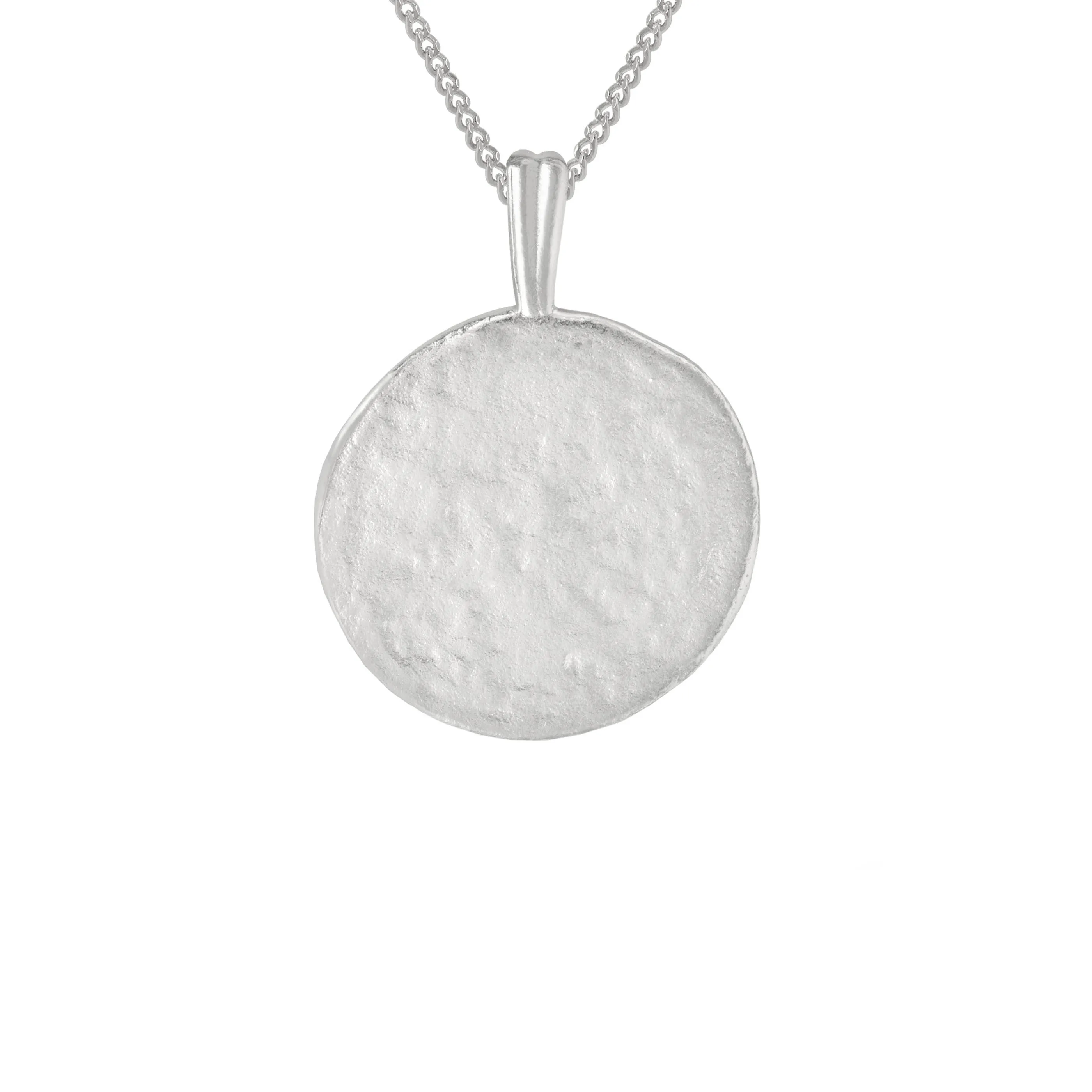 Taurus Zodiac Pendant Necklace in Silver