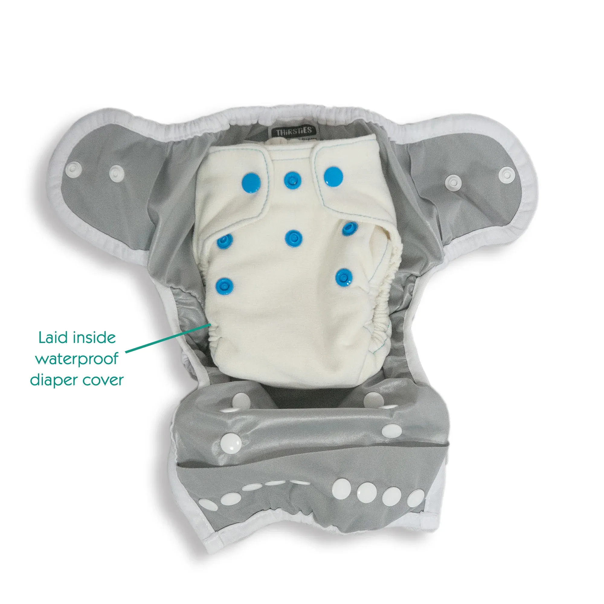 Thirsties Natural Newborn Fitted Diaper