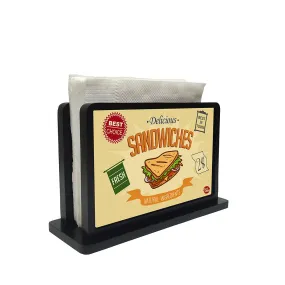 Tissue Holder Paper Napkin Stand - Sandwiches