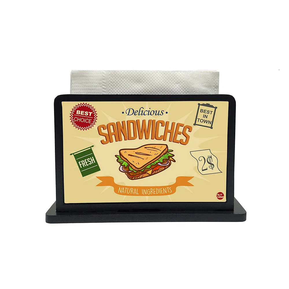 Tissue Holder Paper Napkin Stand - Sandwiches