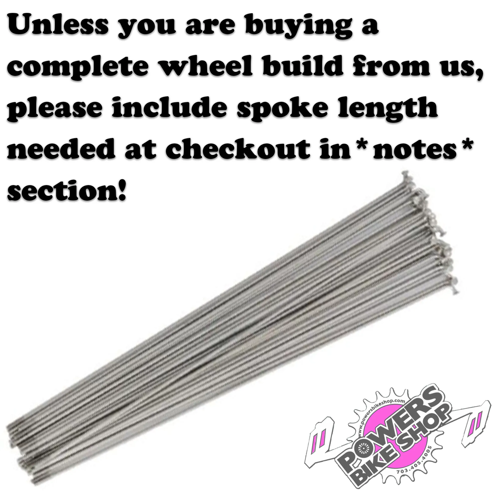 USA Brand Silver Spokes Pack of (56)