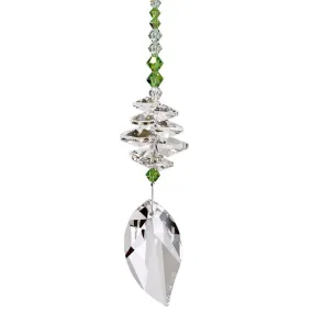 Woodstock Chimes Spring Leaf Genuine Austrian Crystal Brilliance Cascade